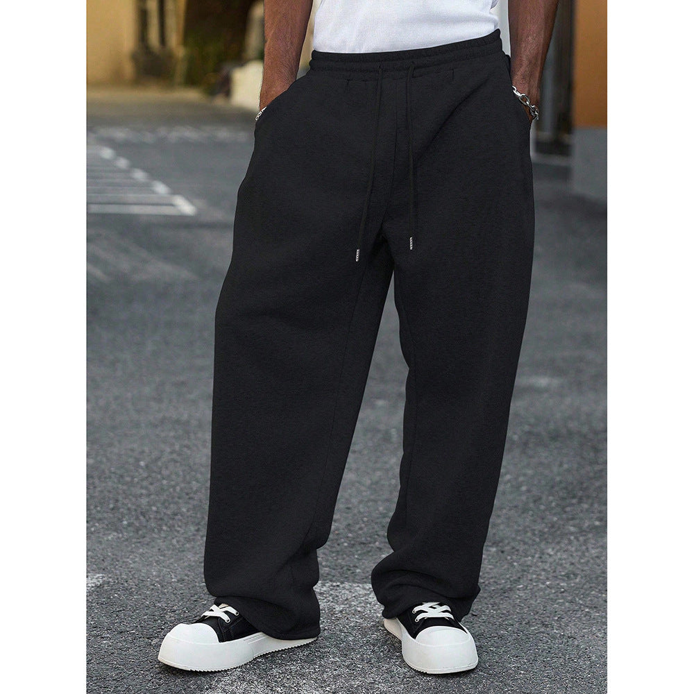 Mens Straight-Leg Casual Sports Sweatpants In American Style
