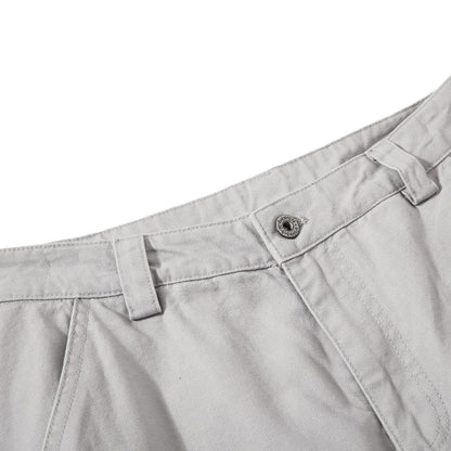 Mens Retro American-Style Baggy Casual Pants With A Scimitar Design