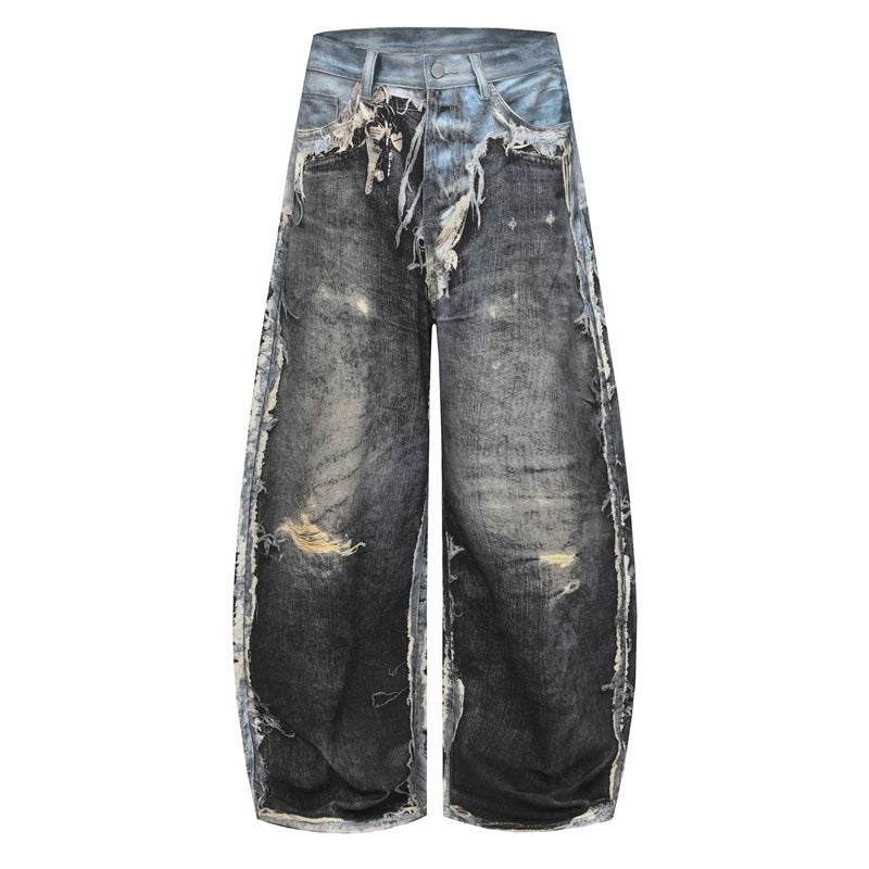 Designing Distressed Post-apocalyptic-style Denim