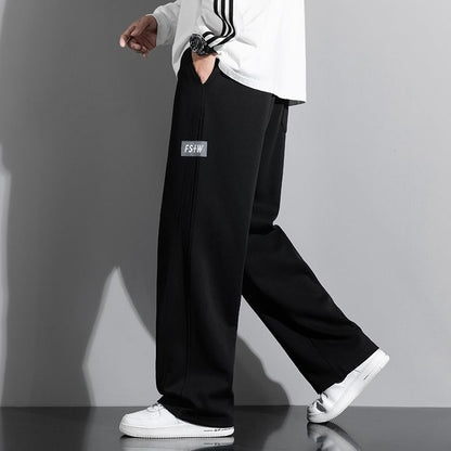 Mens Fleece-Lined Athletic Casual Pants