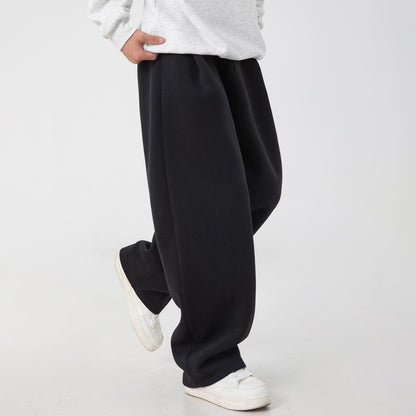 Mens Casual Straight-leg Loose Long Pants