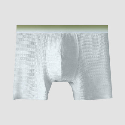 Men's Anti-chafing Antibacterial Boxer Briefs Summer Thin Extended Large Size Comfortable