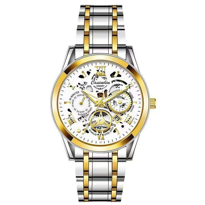 Waterproof Luminous Hollow Out Mens Watch