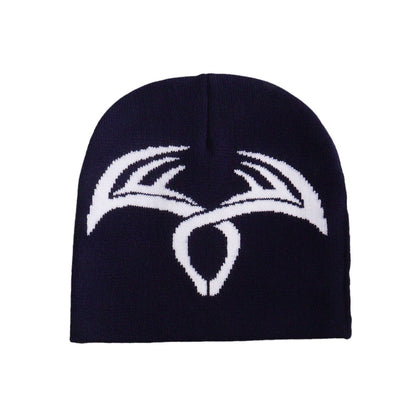 Cross-border Hot Selling New Knitted Hat Antlers Woolen Cap