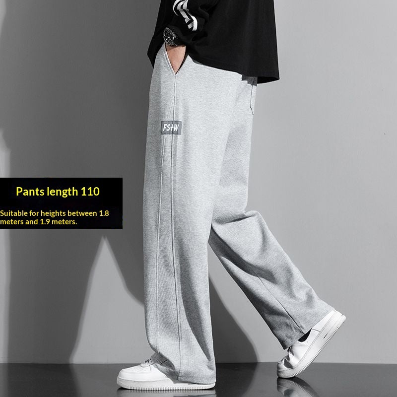 Mens Fleece-Lined Athletic Casual Pants