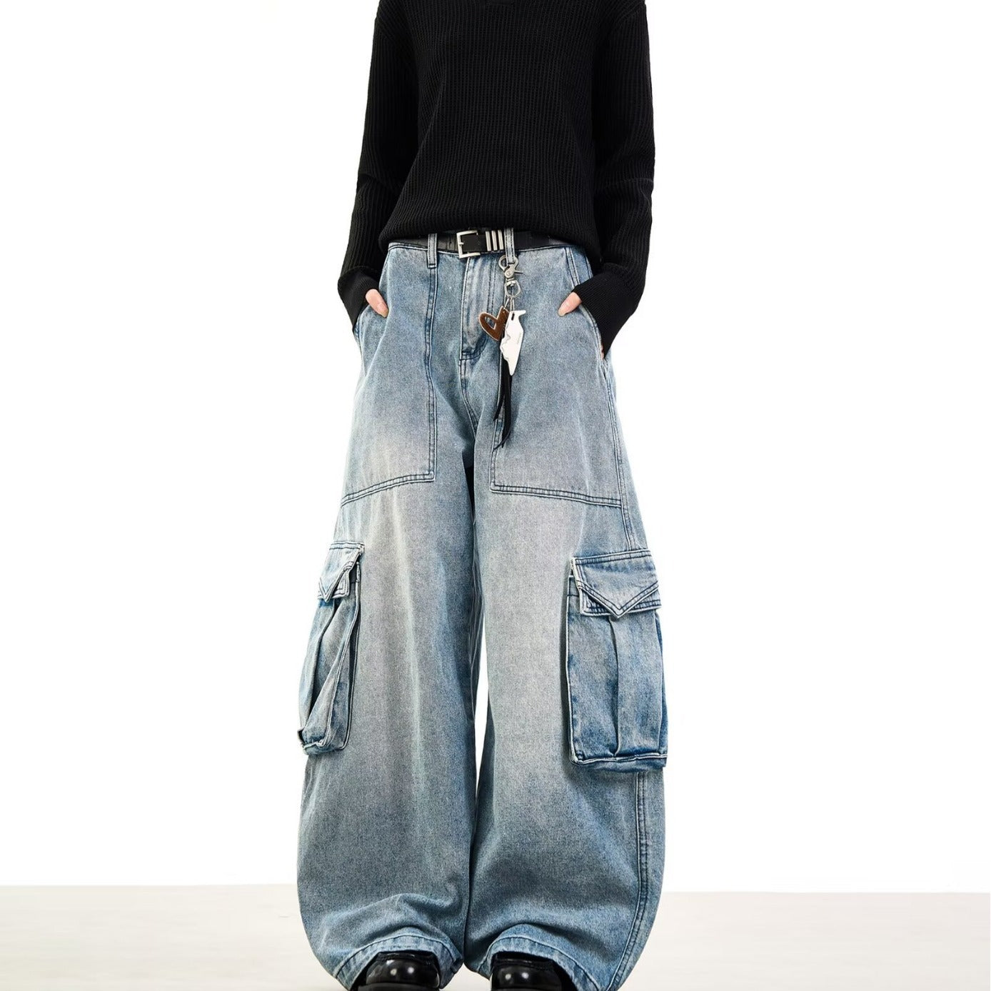 Ruggedly Cool Vintage Workwear Denim Jeans