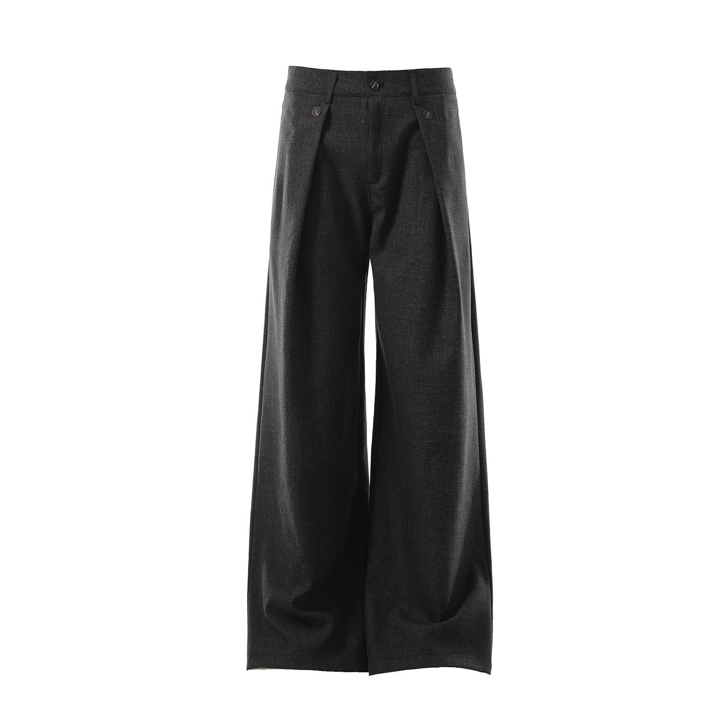 American-style Vintage Relaxed-fit Straight-leg Draping Casual Trousers
