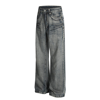 New Straight-leg Relaxed-fit Casual Denim Jeans