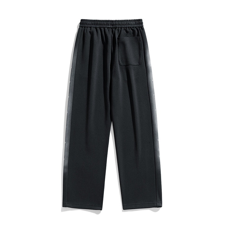 Mens Trendy Japanese-style Loose Straight-leg Pants