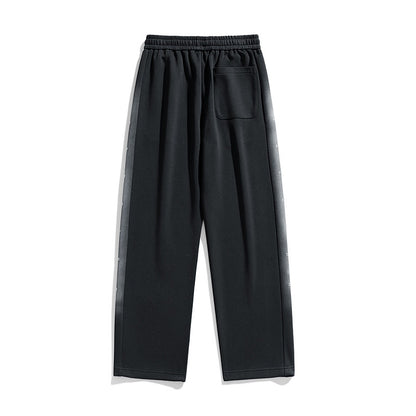 Mens Trendy Japanese-style Loose Straight-leg Pants