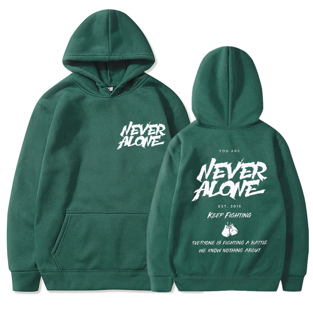 Unisex Casual Fashion Hoodie With Pocket Print