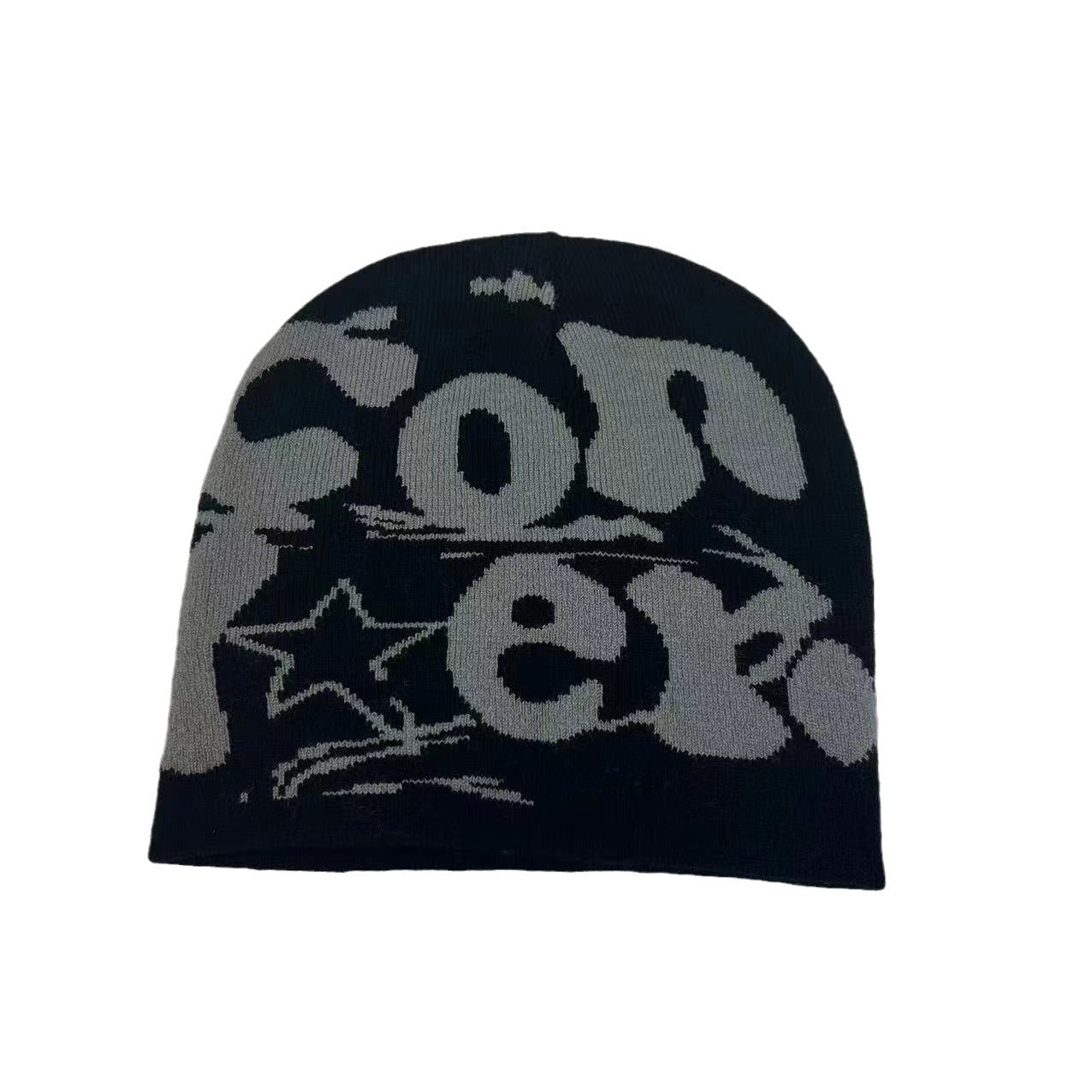 Warm Knitted Hat Fashion Double-sided Jacquard Woolen Cap