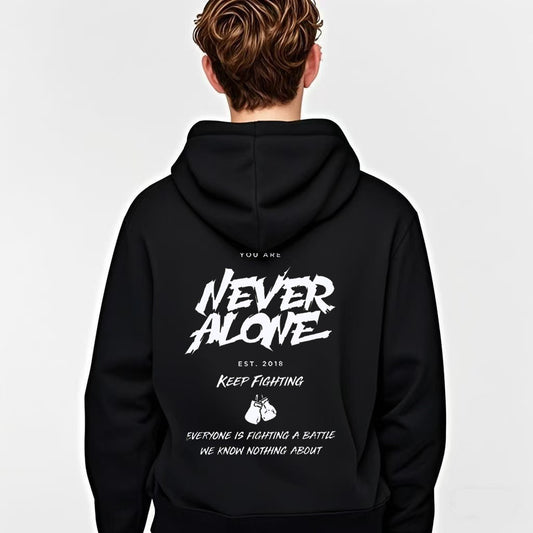 Unisex Casual Fashion Hoodie With Pocket Print