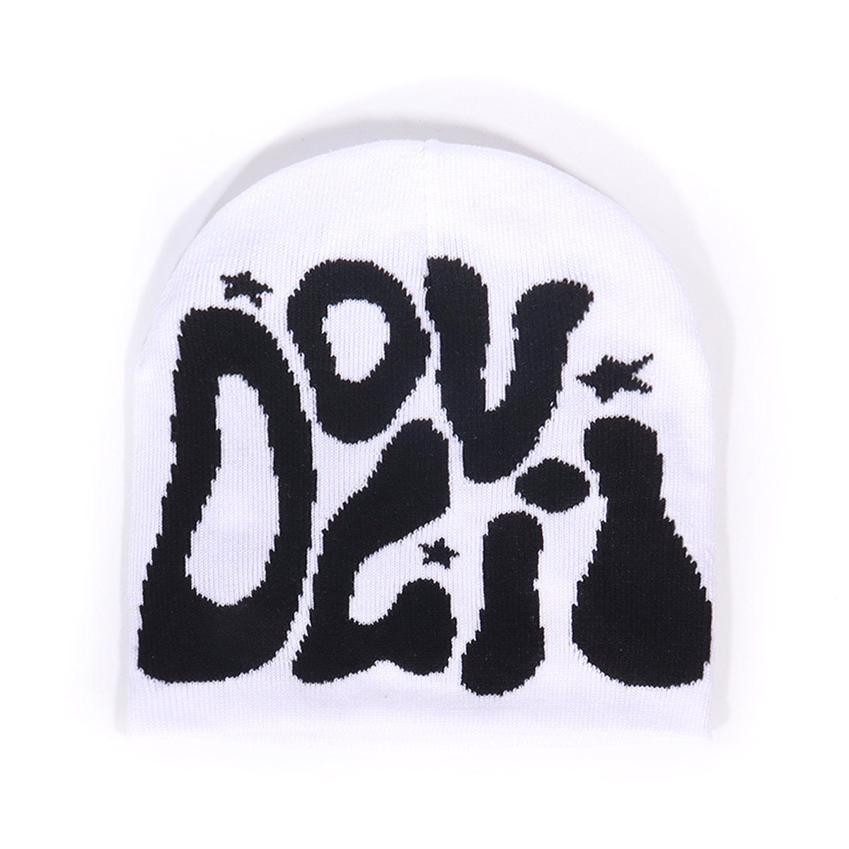 Outdoor Retro Sports Star Letter Jacquard Knitted Hat