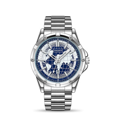Luminous, Water-resistant Earth Quartz Watch