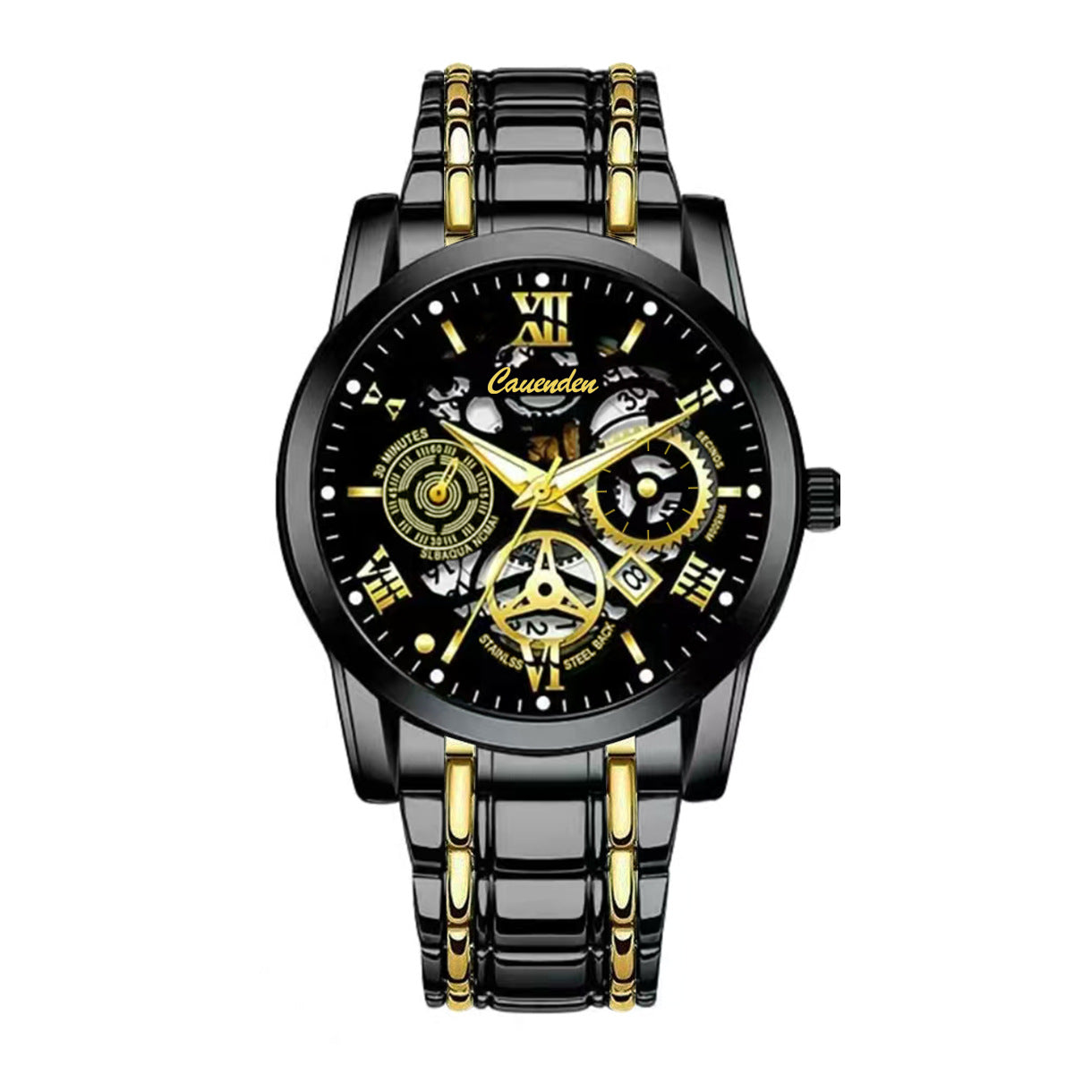 Waterproof Luminous Hollow Out Mens Watch