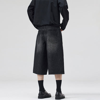 Summer Men And Women Loose Straight Shorts