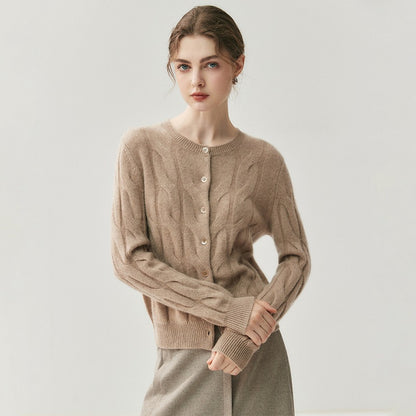 Ribbed Sweater With A Crew Necksoft