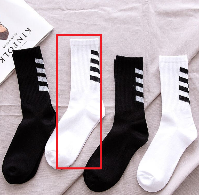Mens Mid-calf Socks Athletic Style