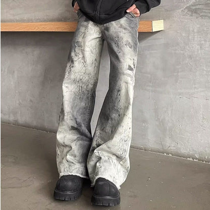 Niche Relaxed-fit Hip-hop Wide-leg Straight Pants