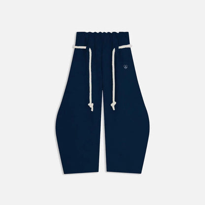 Retro Gray Sweatpants Wide-leg Pants Autumn Loose-fit Casual