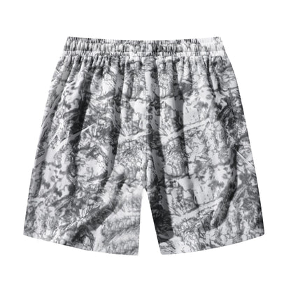 Summer Men's Athletic Shorts Camouflage