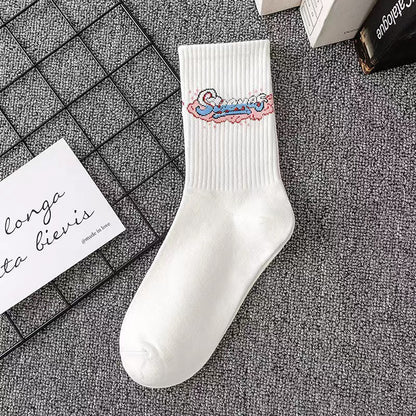 Cotton Fall Winter Men Basketball Long Socks