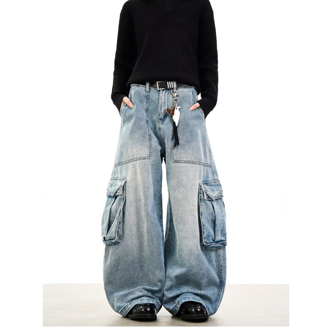 Ruggedly Cool Vintage Workwear Denim Jeans