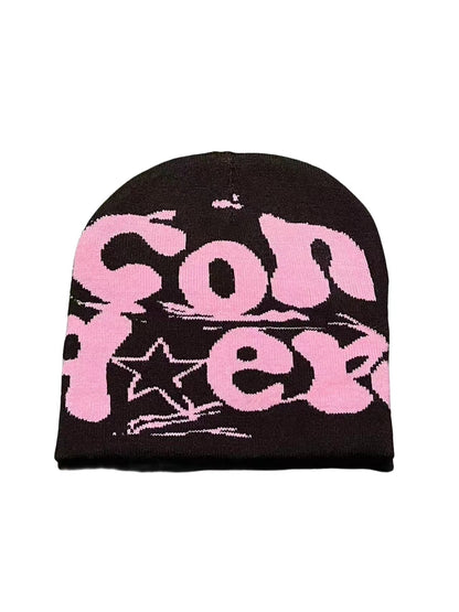 Warm Knitted Hat Fashion Double-sided Jacquard Woolen Cap