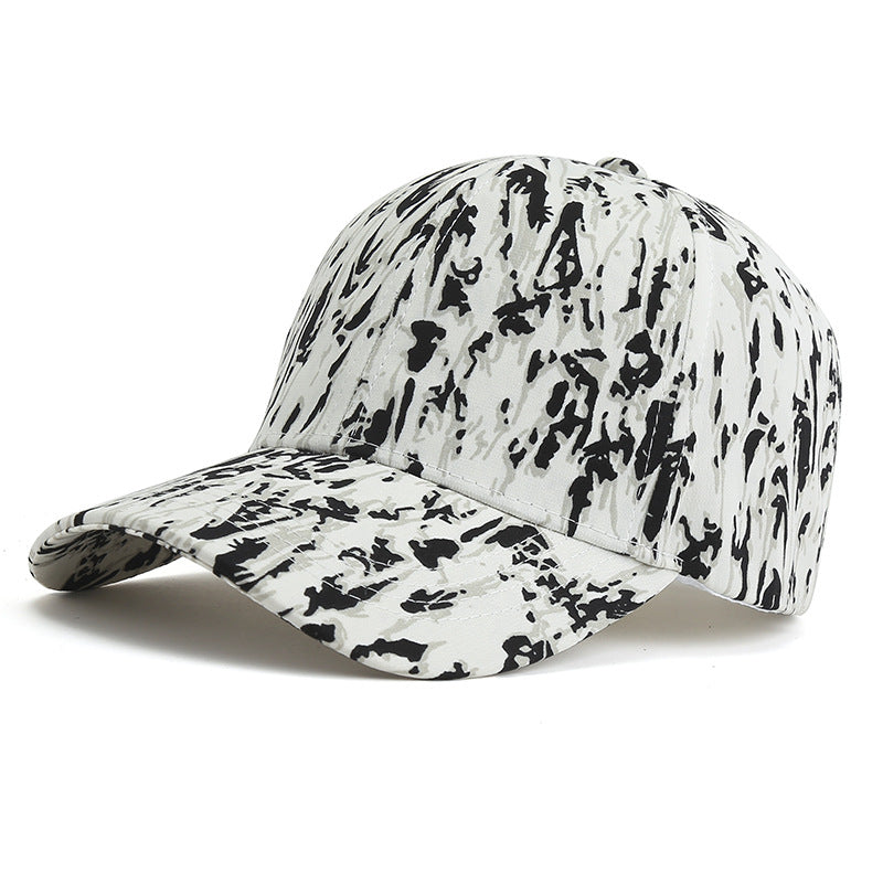 European And American Hat Spring And Summer Thin Graffiti Duck Tongue