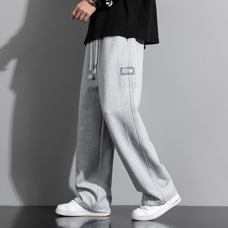 Mens Fleece-Lined Athletic Casual Pants