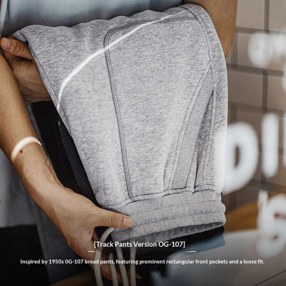 New Fallwinter Fleece-lined Workwear Sweatpants For Sporty Casual Wear
