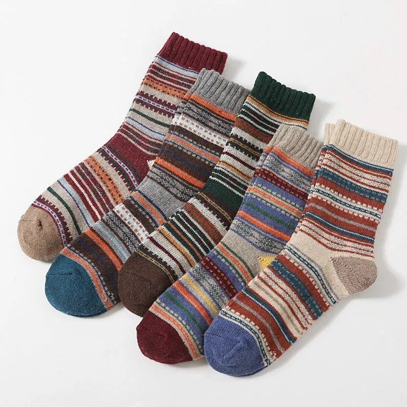 Men's Casual Thickened Thermal Wool Socks